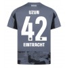 Eintracht Frankfurt Can Uzun #42 Tredje Tröja 2025-26 Korta ärmar Eintracht Frankfurt Can Uzun #42 Tredje Tröja 2025-26 Korta ärmar